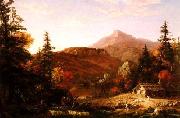 Thomas Cole The Hunter's Return oil on canvas